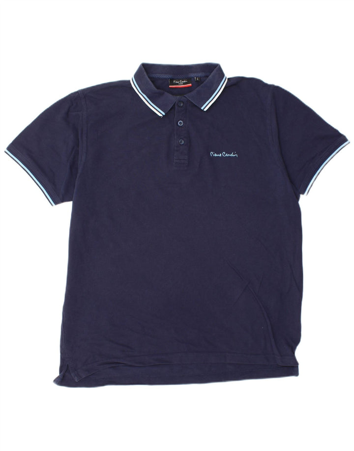 PIERRE CARDIN Polo Regular Fit Homme Grand Bleu Marine Coton