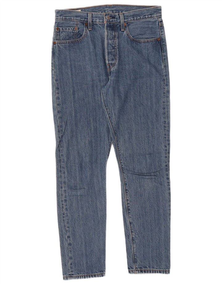 Levi's Jean Droit 501 Homme W28 L28 Bleu Coton