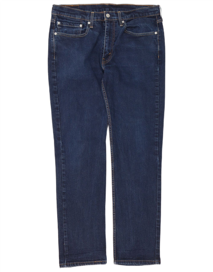 Levi's Jean 514 Straight Homme Bleu Marine W34 L32 Coton