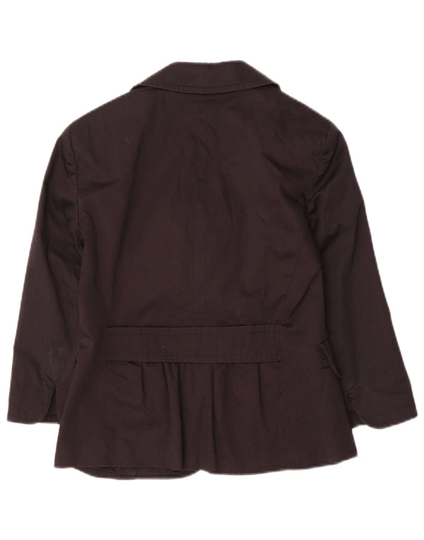 Max&Co. Veste blazer à 3 boutons et manches 3/4 pour femme UK 6 XS en coton noir