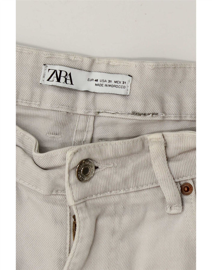 Zara Short en jean pour homme EU 40 Medium W30 Beige Coton