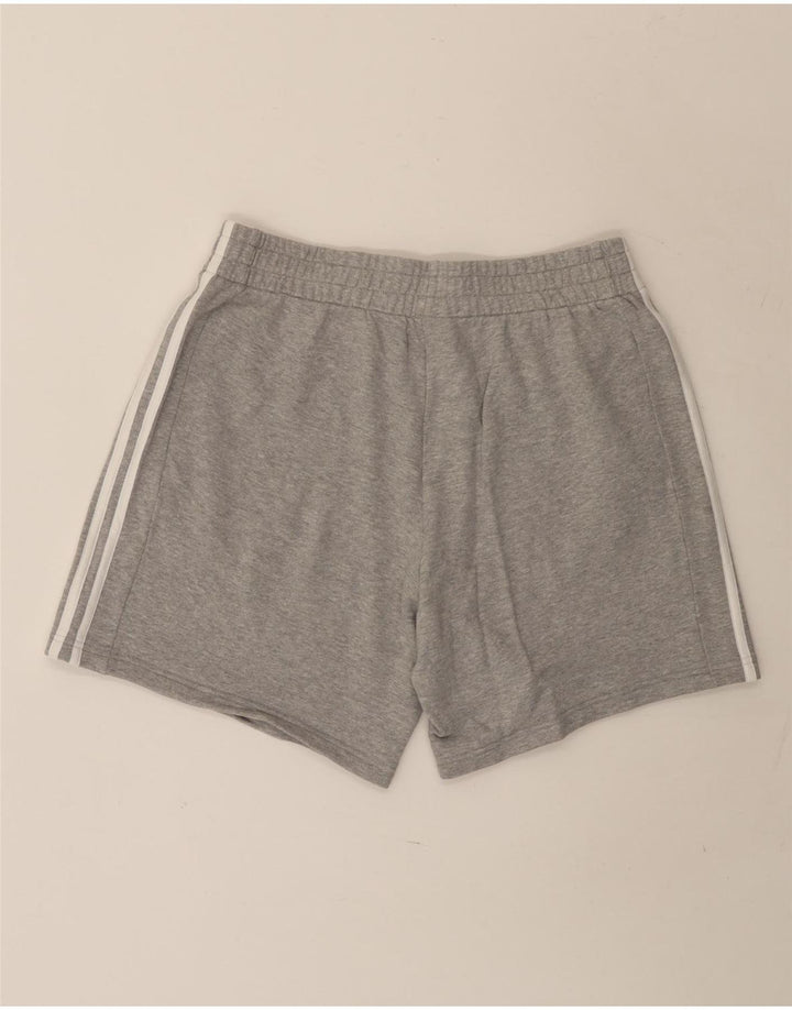 Adidas Short de sport pour homme Grand coton moucheté gris