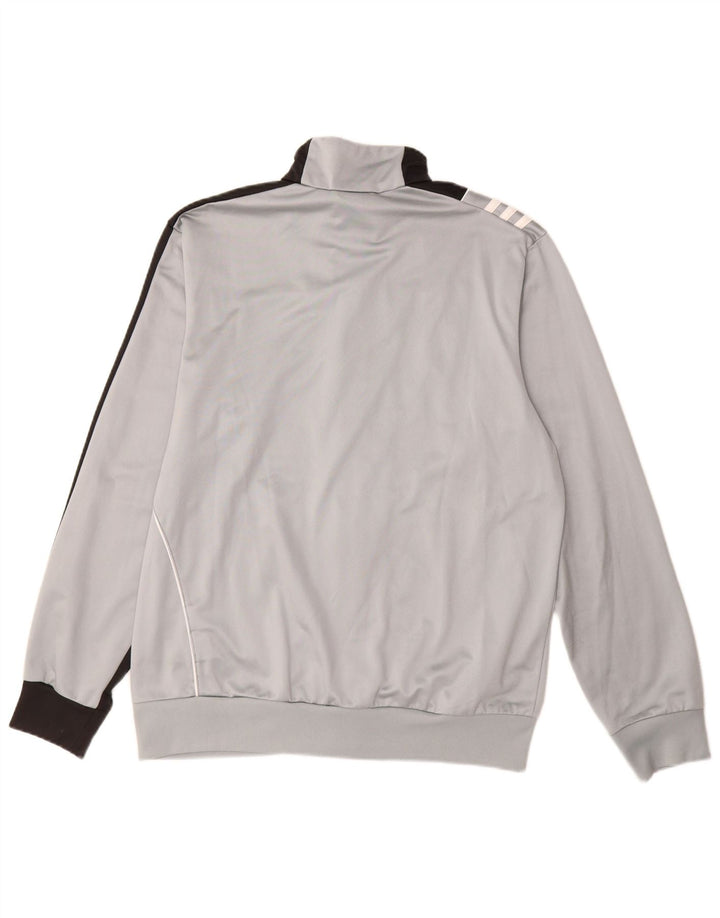 Adidas Veste de survêtement pour homme UK 40/42 Gris moyen Colourblock Polyester