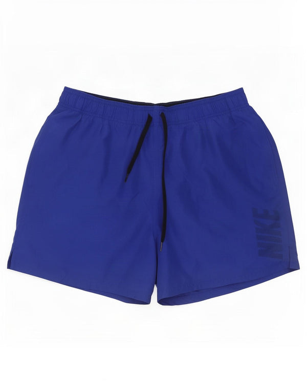 Nike Short de sport graphique pour hommes, grand bleu, polyester