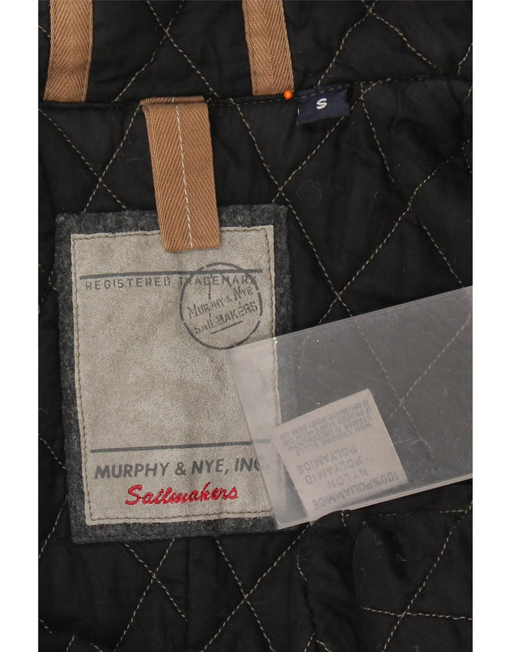 Murphy & Nye Veste parka surdimensionnée pour femme UK 10 Small Noir Polyamide
