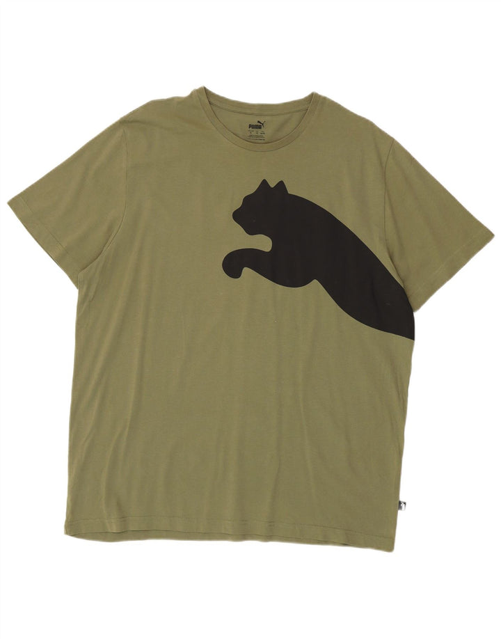 Puma T-Shirt Graphic Top XL Homme Kaki