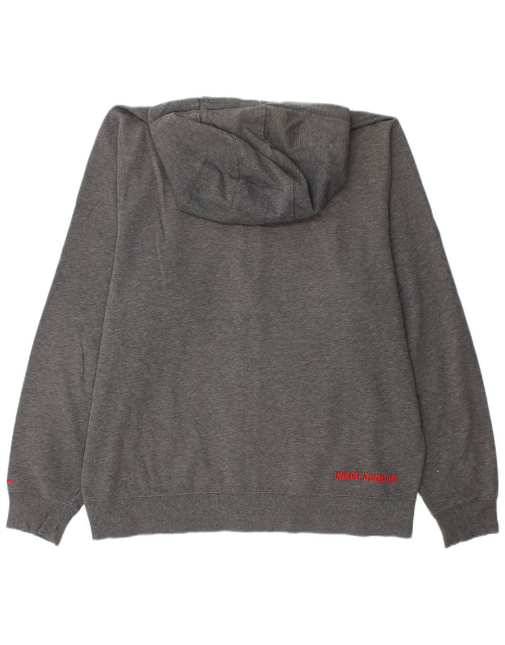 UNDER ARMOUR Pull à capuche zippé pour homme, grand gris
