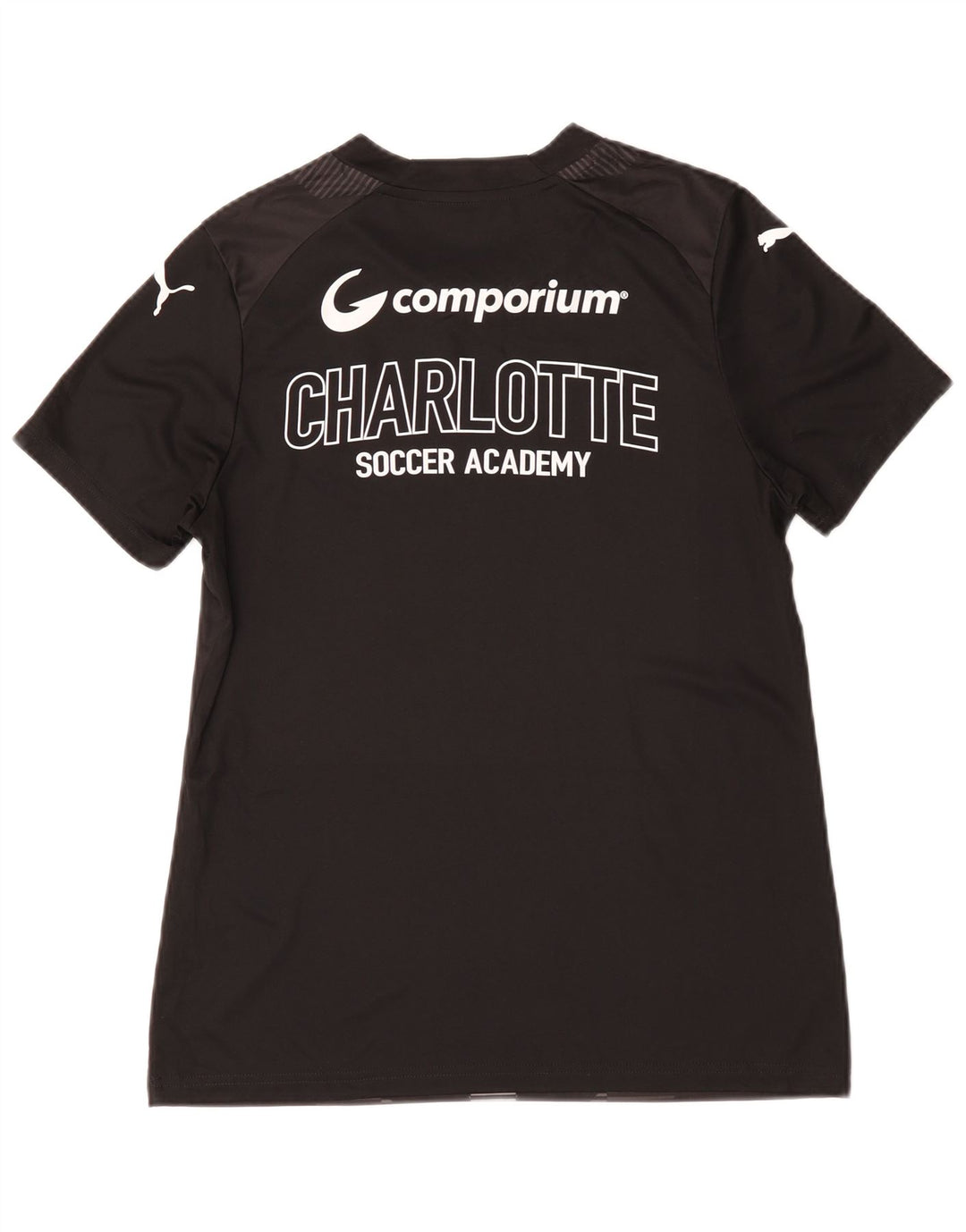 Puma T-Shirt Carolina Graphic Homme Noir Moyen Géométrique