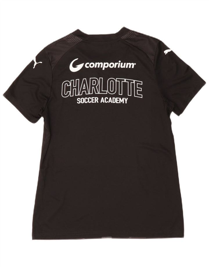 Puma T-Shirt Carolina Graphic Homme Noir Moyen Géométrique