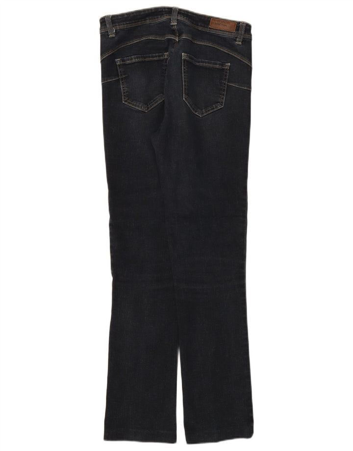 Benetton Jean Bootcut Femme W29 L28 Bleu Marine