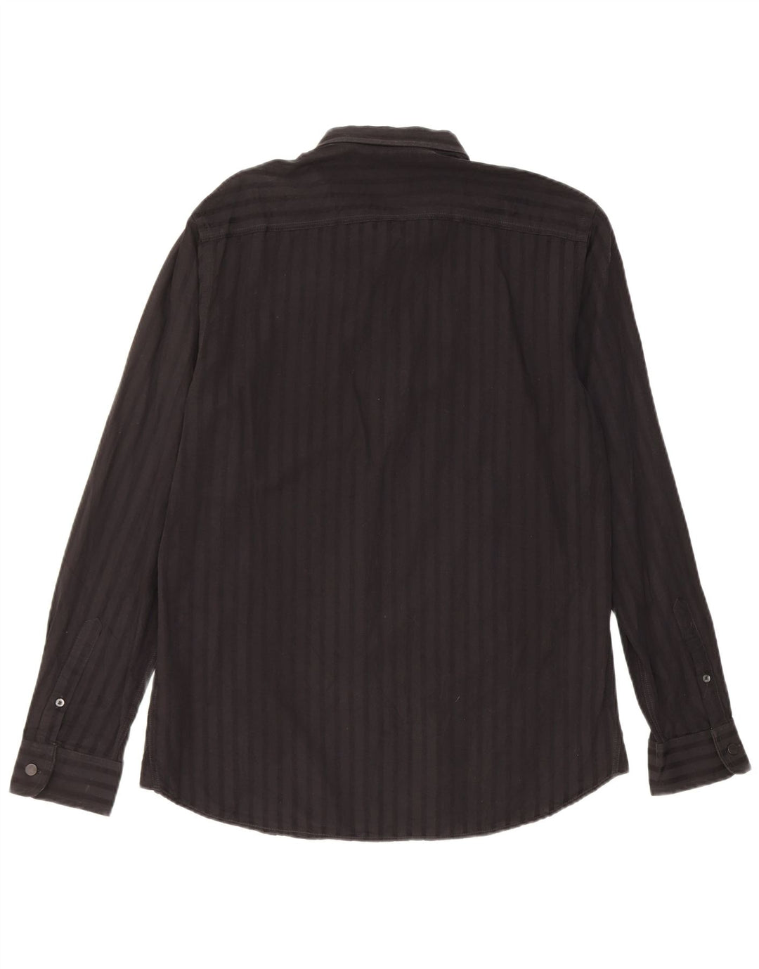 Chemise Homme Diesel Large Coton Rayé Noir