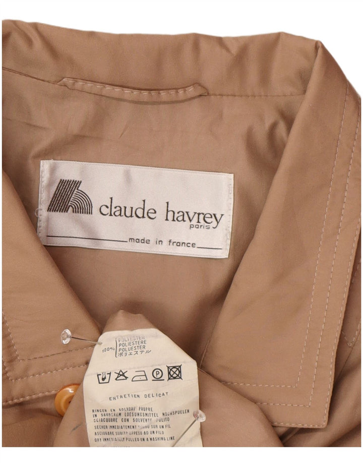 Claude Havrey Manteau croisé surdimensionné pour femme EU 52 4XL Marron
