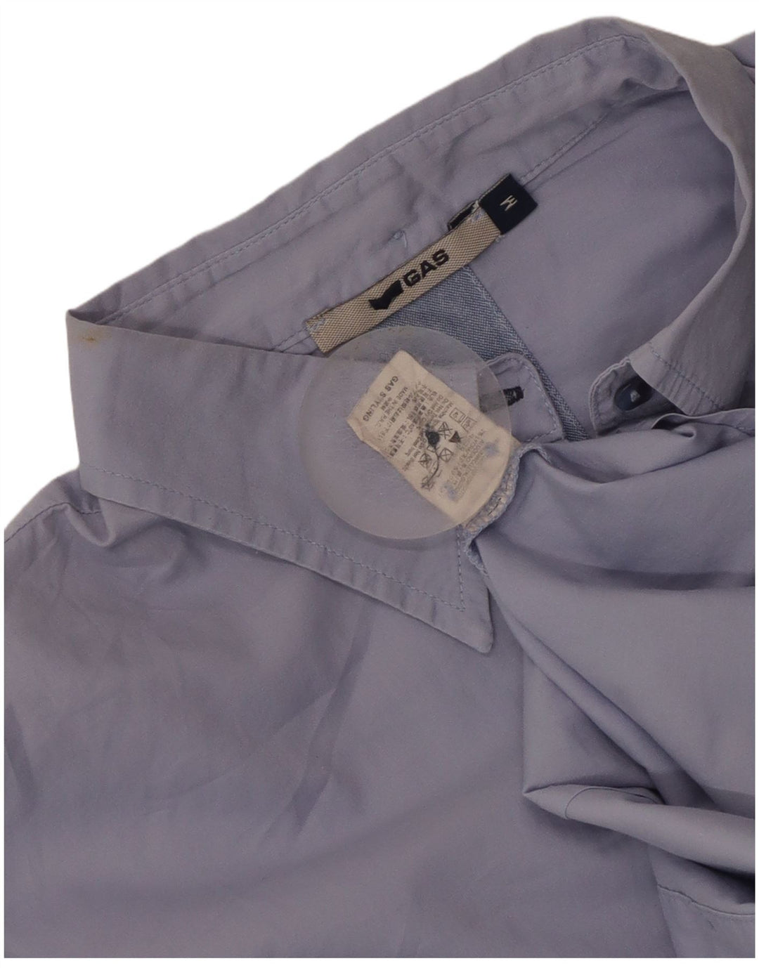 Chemise Femme Gas UK 14 Coton Bleu Moyen