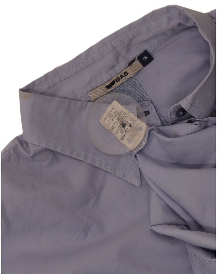 Chemise Femme Gas UK 14 Coton Bleu Moyen