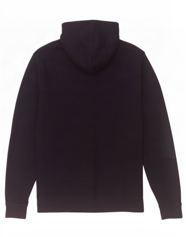 Zara Pull À Capuche Zippé Homme Noir Moyen