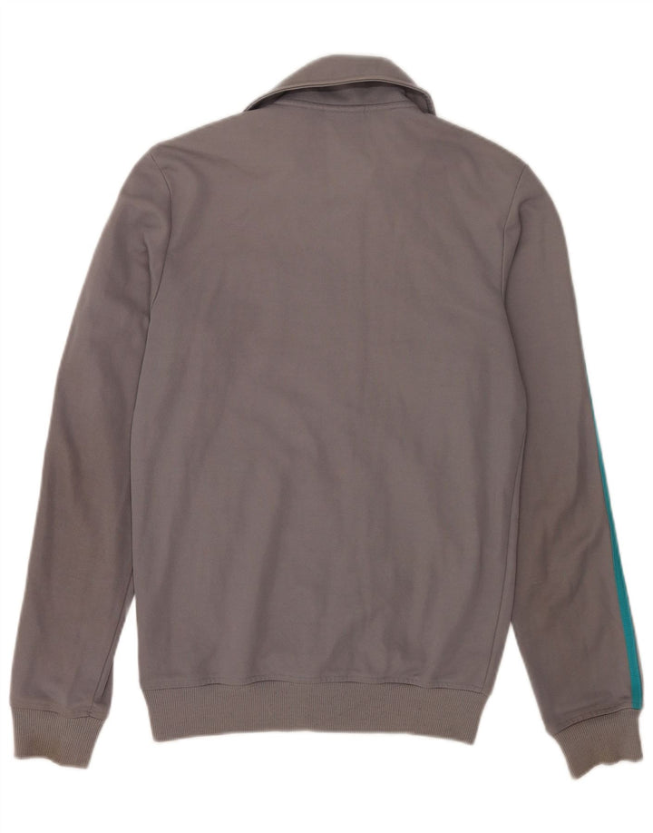 Adidas Veste de survêtement pour homme Taille S en coton color block Gris