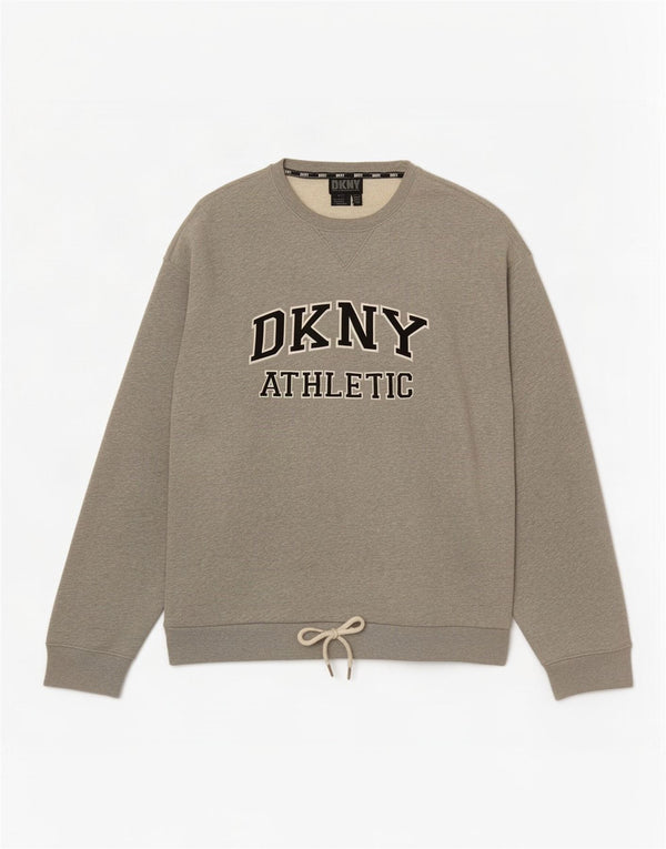 Dkny Sweat-shirt graphique pour homme en coton gris Taille L