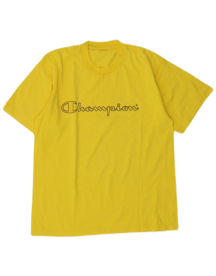 Champion T-Shirt Graphique Homme Jaune Moyen