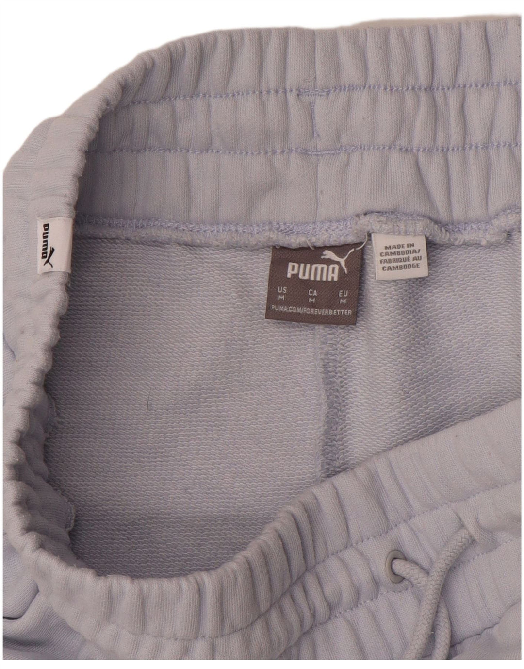 PUMA Short de sport pour femme UK 14 Bleu moyen