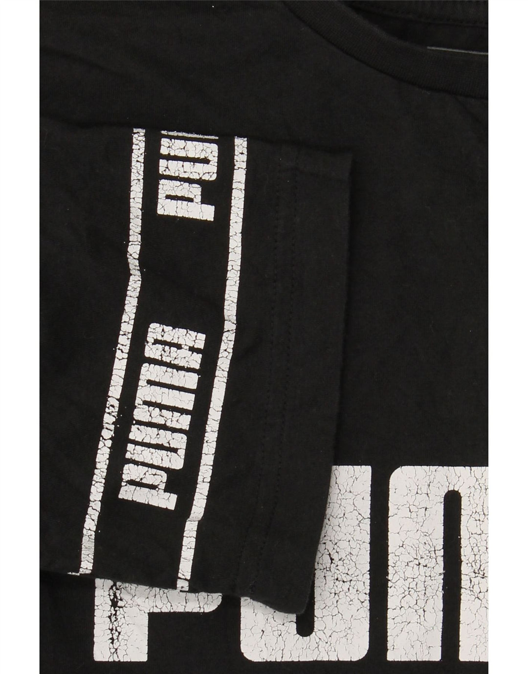 PUMA T-Shirt Graphique Garçon 13-14 Ans Grand Noir Coton