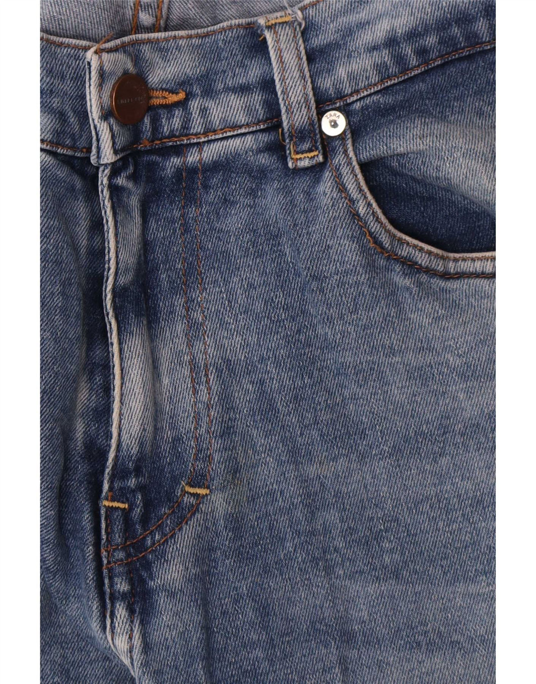 Zara Jean court pour homme Large W32 L24 Bleu