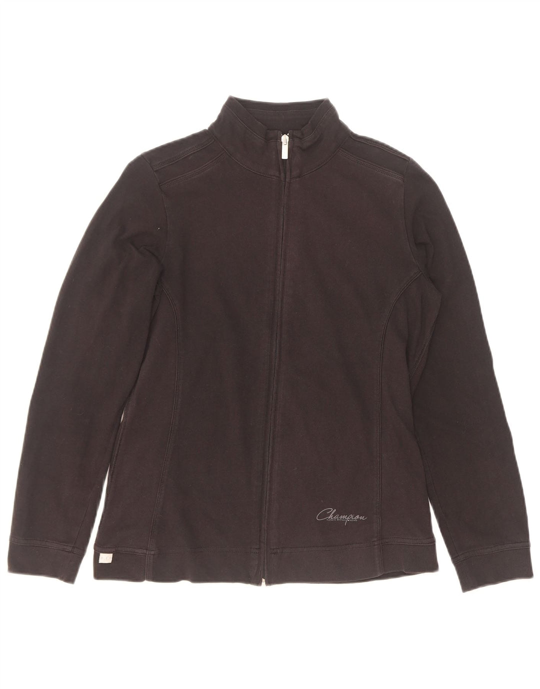 Champion Veste de survêtement pour femme UK 10 Small Noir Coton