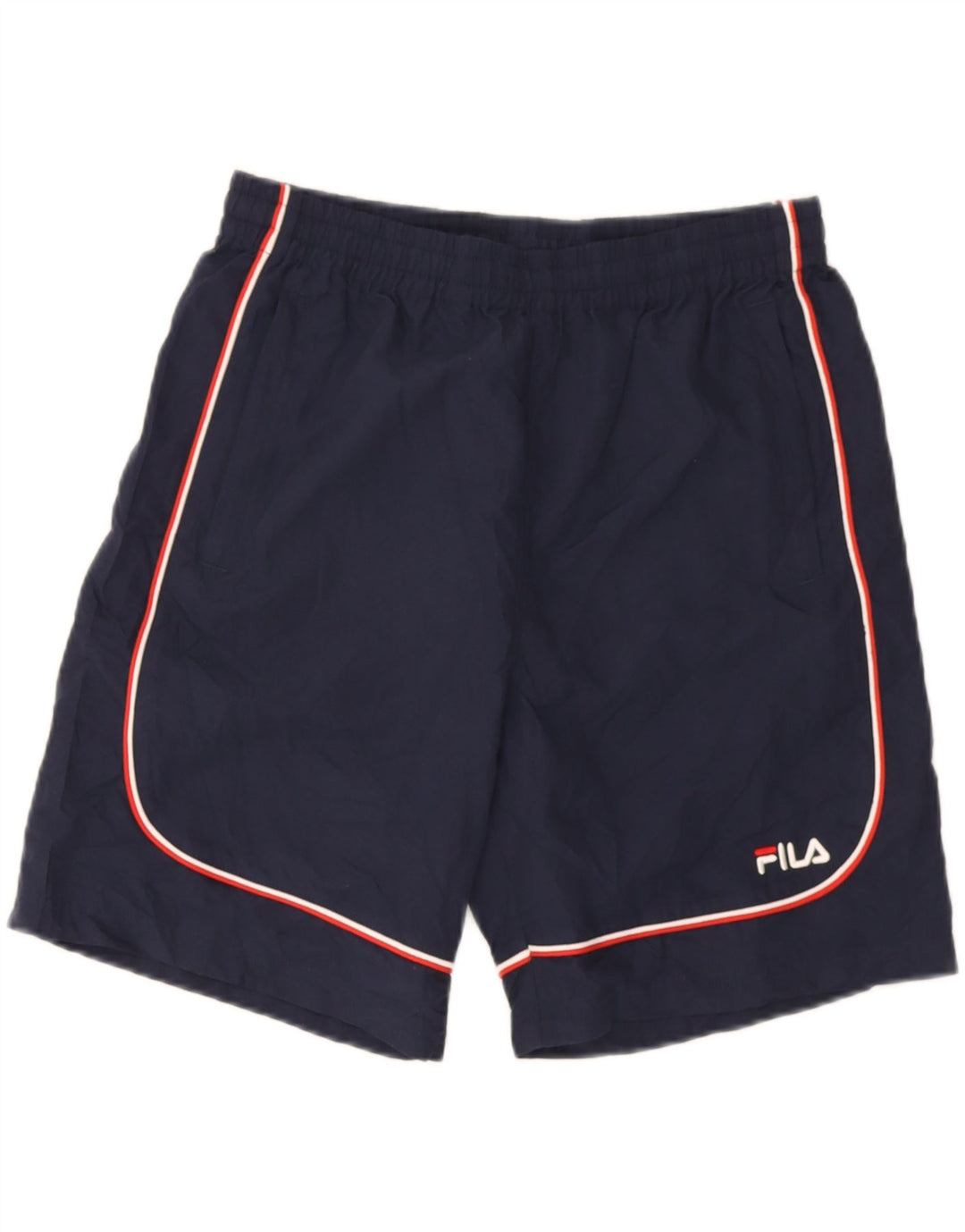 Fila Short de sport homme grand bleu marine polyester