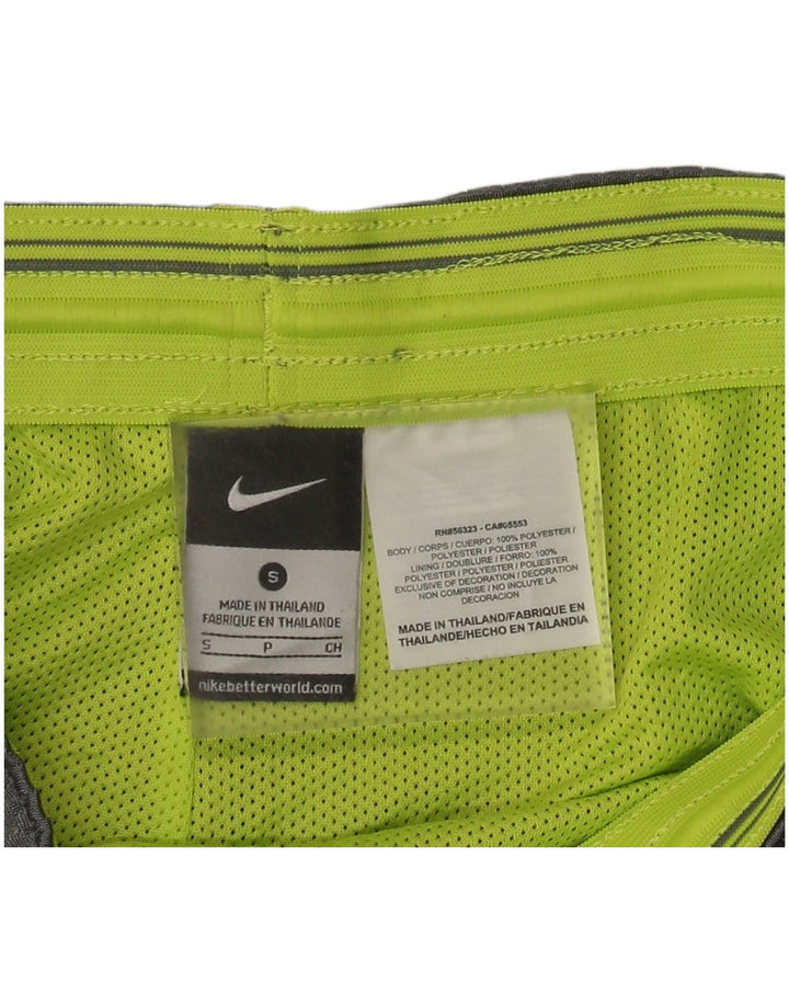 Nike Short de sport Dri Fit pour femme UK 10 Petit Gris Polyester