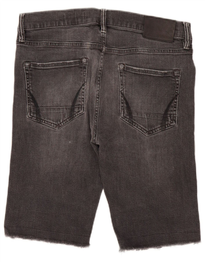 All Saints Short en Jean W30 Homme Gris Moyen