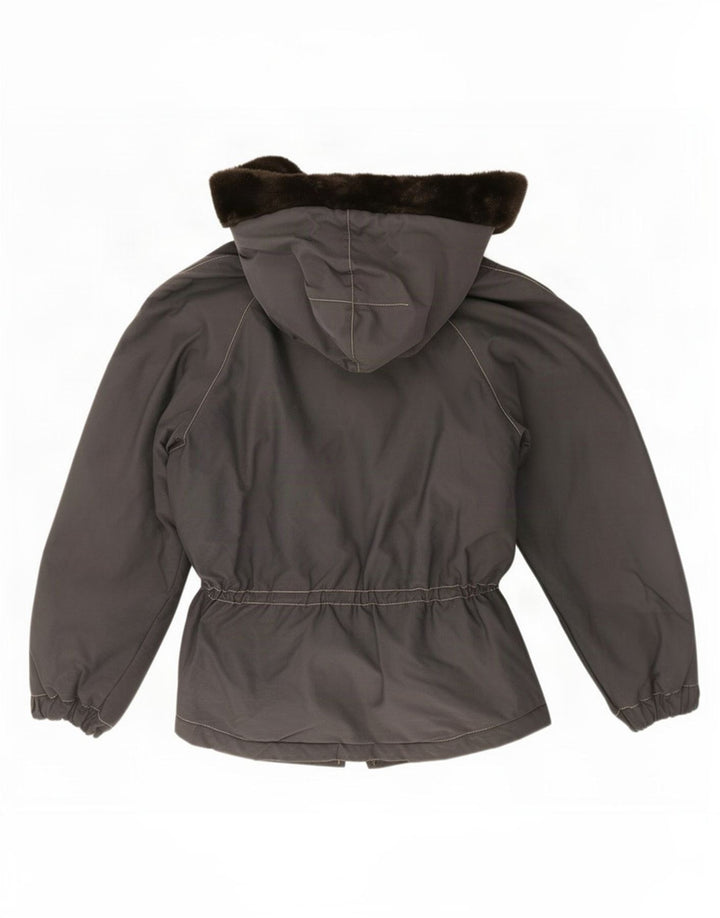 Post Card Veste de Ski à Capuche Femme IT 42 Nylon Gris Moyen