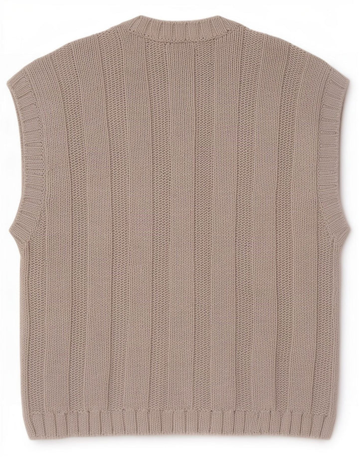 Zara Mens Vest Tank Top Large Gris Coton