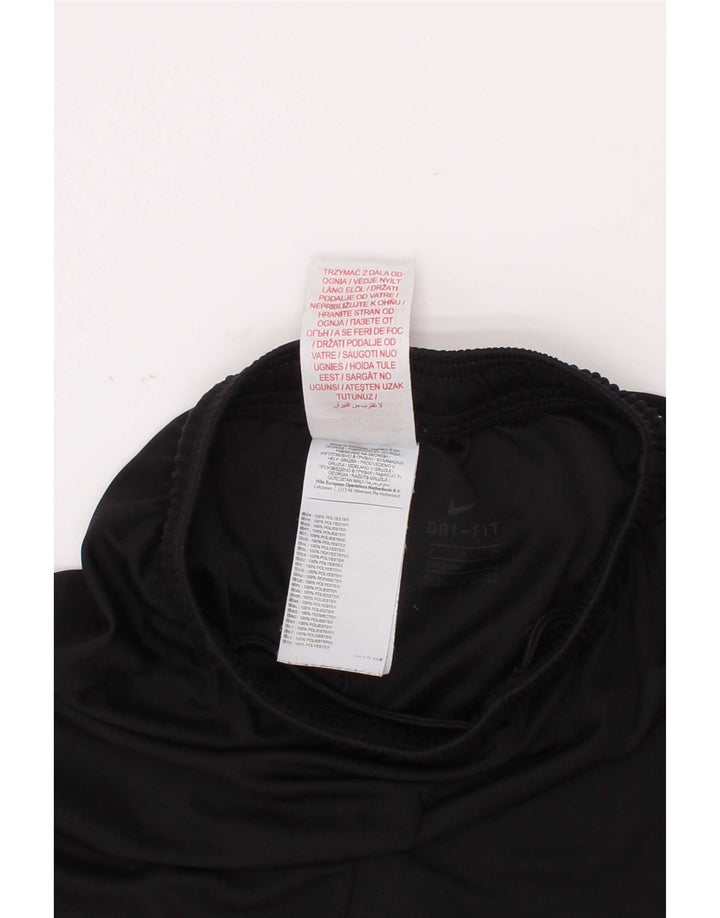 Nike Short de sport Dri Fit pour garçon 8-9 ans Petit Noir Polyester