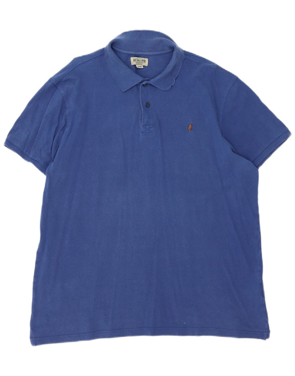 Marlboro Classics Polo Homme 2XL Bleu Coton