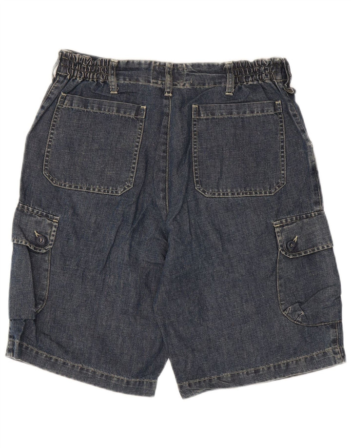 Trussardi Short Cargo En Jean IT 48 Medium W30 Bleu Coton Homme