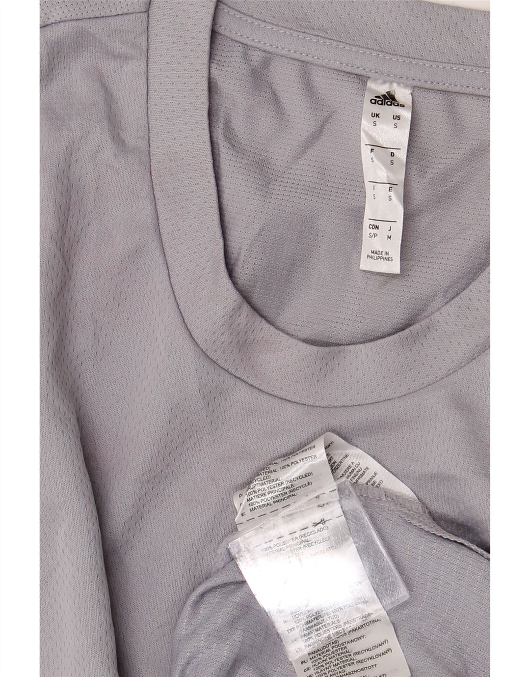 ADIDAS T-Shirt Homme Haut Petit Gris Polyester