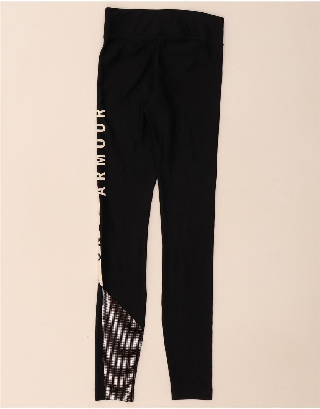 UNDER ARMOUR Legging Heat Gear Graphic pour femme UK 4 XS Noir