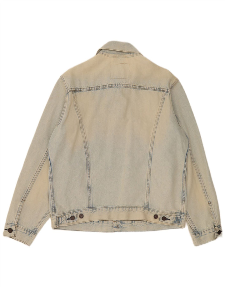 LEVI'S Veste en Jean Homme UK 38 Bleu Moyen Coton