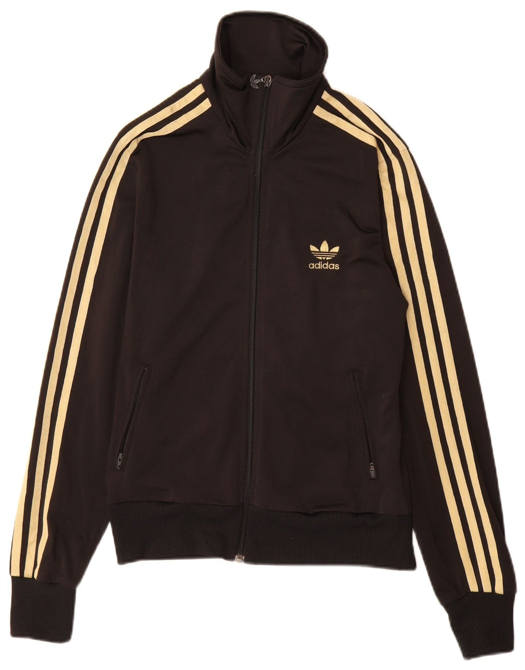 ADIDAS Veste de survêtement graphique pour femme IT 40 Small Noir Polyester