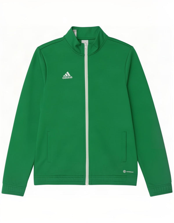 Veste de survêtement Adidas Garçon Aeroready 13-14 ans Vert Polyester