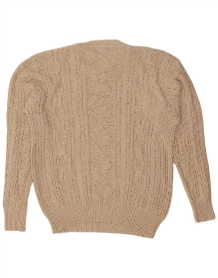Jockey Pull col rond pour homme Beige Taille L