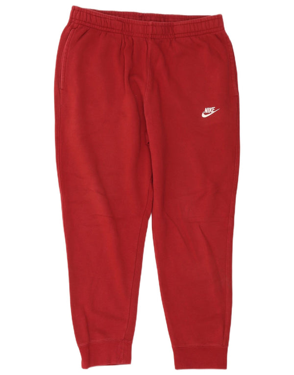 Nike Mens Tracksuit Trousers Joggers XL Red Cotton