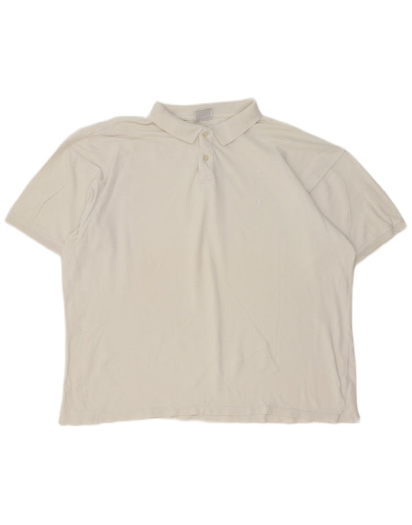 Champion Polo Homme 2XL Blanc Coton