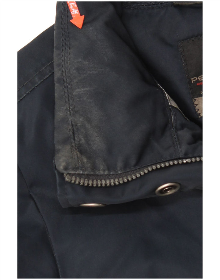 PEUTEREY Doudoune Femme IT 46 Large Bleu Marine Polyester