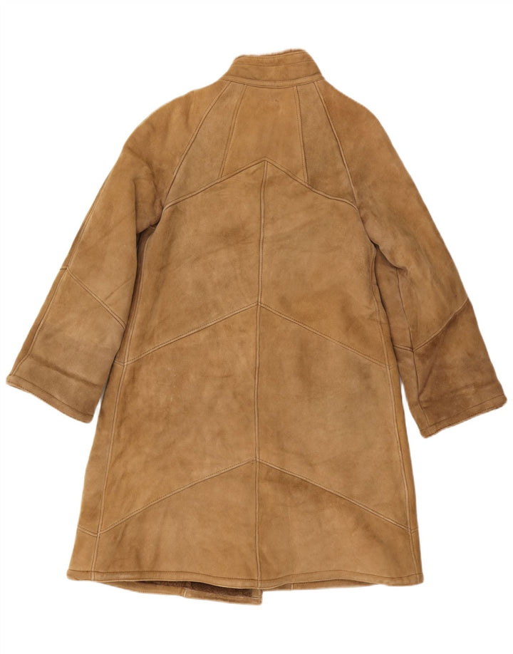 Lorenz Manteau en peau de mouton pour femme IT 42 Marron moyen