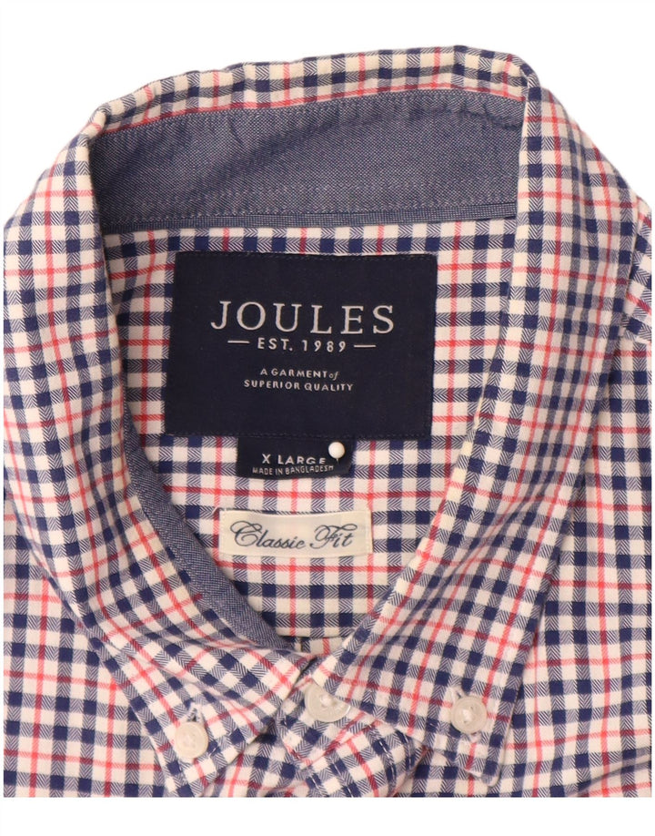 JOULES Chemise Homme Coupe Classique Flanelle XL Coton Vichy Multicolore