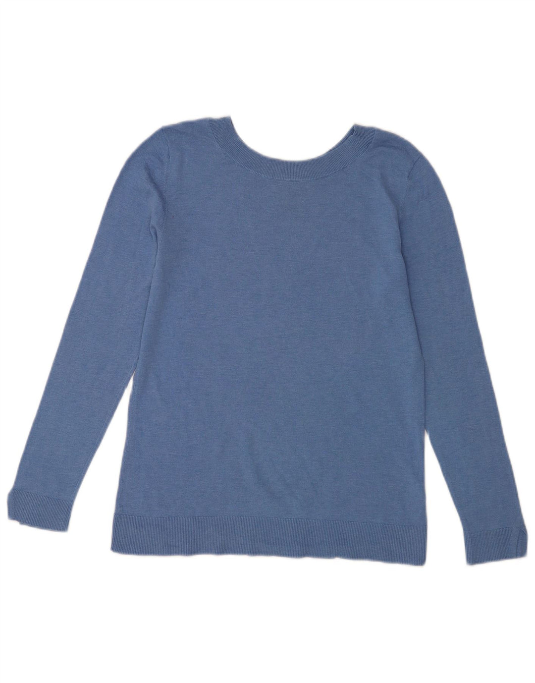 Massimo Dutti Pull col bateau pour femme UK 12 Bleu moyen Soie
