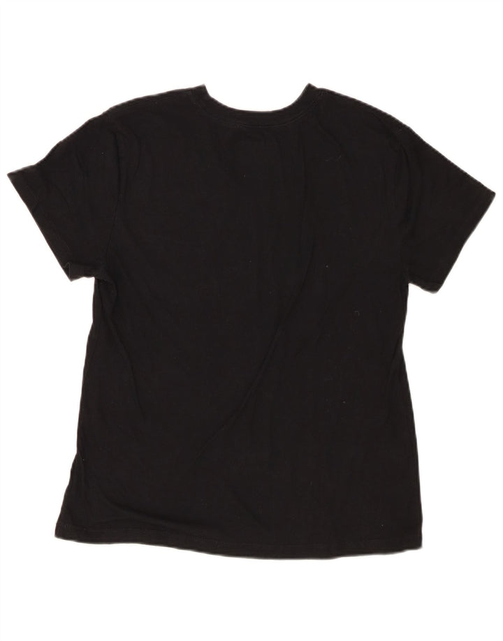 Champion T-shirt graphique pour femme UK 12 Noir moyen