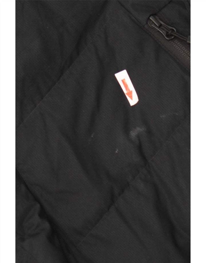 Nike Manteau rembourré à capuche pour homme UK 40 Large Noir Polyester