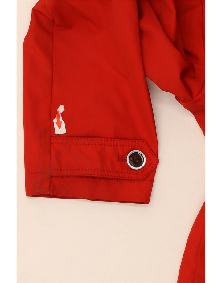 Refrigiwear Veste Bomber Courte Femme IT 44 Polyester Rouge Moyen
