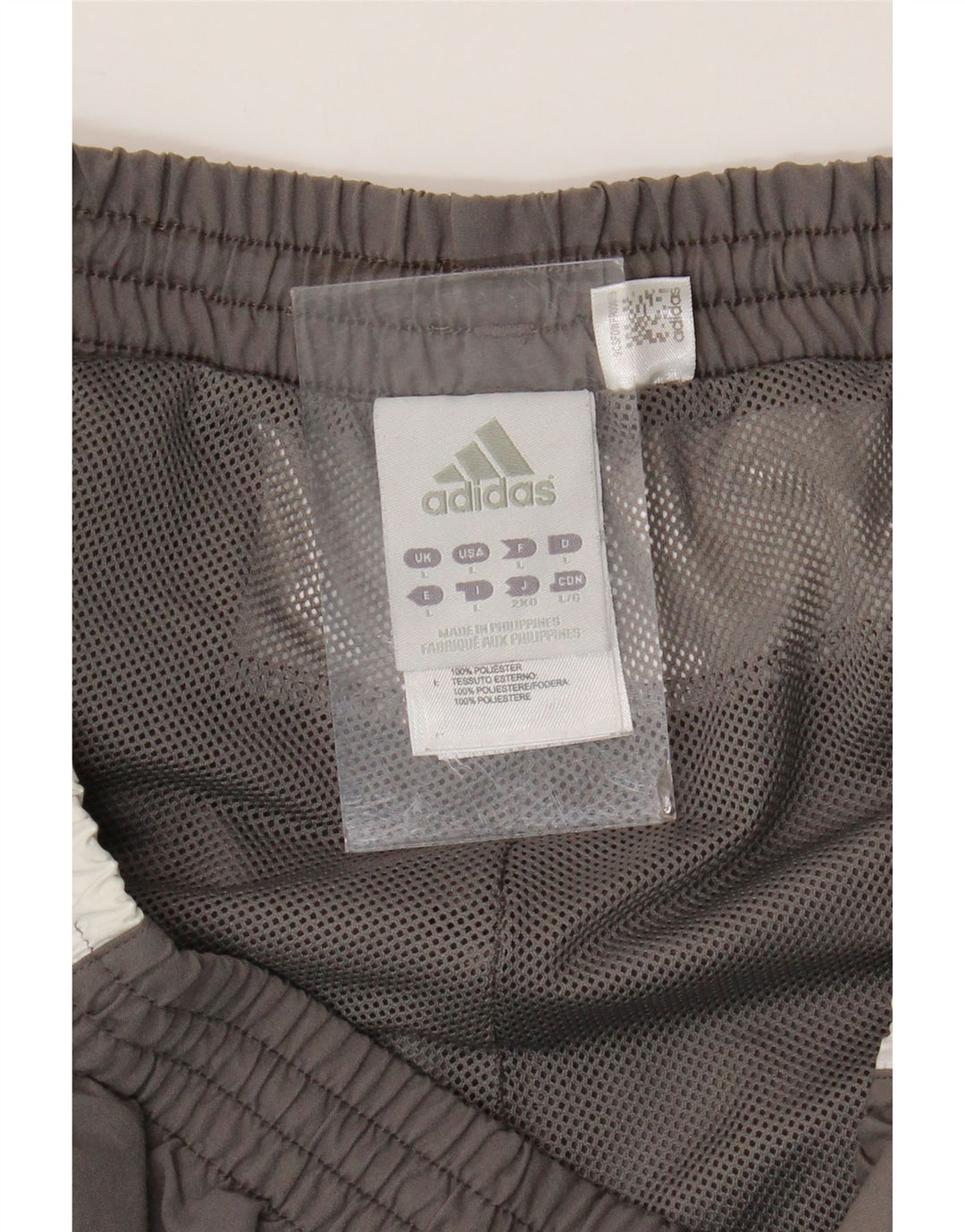 ADIDAS Pantalon de survêtement pour hommes Large Gris Colorblock Polyester
